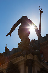 Image showing Fountain of Neptune, Bologna, Italy.