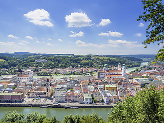 Image showing View to Passau