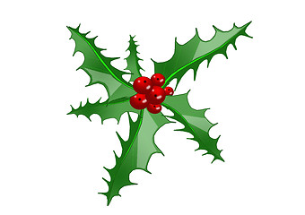 Image showing Christmas Holly