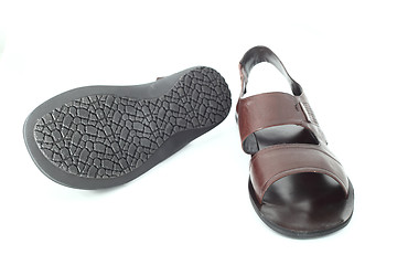 Image showing brown flip-flops