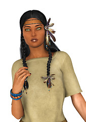 Image showing Native American Woman