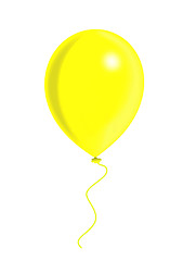 Image showing Yellow balloon