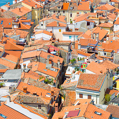 Image showing Picturesque old town Piran, Slovenia.