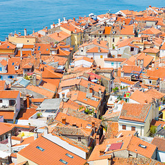 Image showing Picturesque old town Piran, Slovenia.