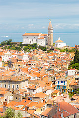 Image showing Picturesque old town Piran, Slovenia.