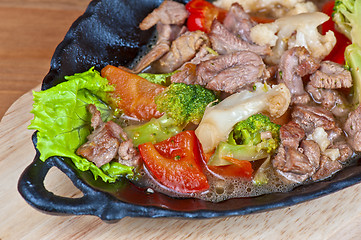 Image showing meat with vegetables