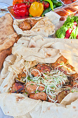 Image showing pork kebab