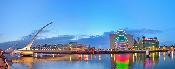 Image showing Samuel Beckett Bridge