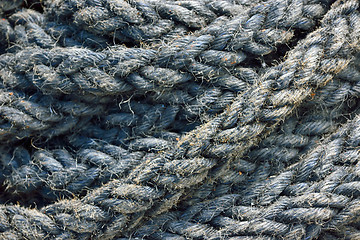 Image showing Ship rope background