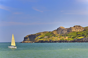 Image showing sailboat on atlantic of ireland