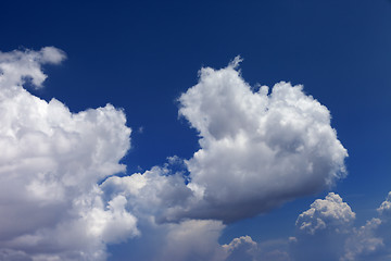 Image showing Blue sky with clouds