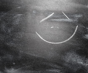 Image showing Handwritten message on chalkboard writing message Social media