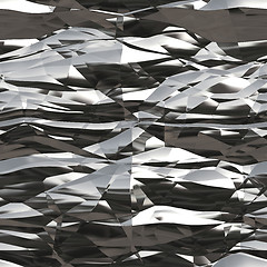 Image showing Seamless Wrinkled Tinfoil Texture