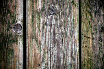 Image showing old wooden door