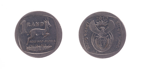 Image showing South Africa One Rand Coin