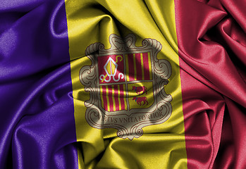 Image showing Satin flag