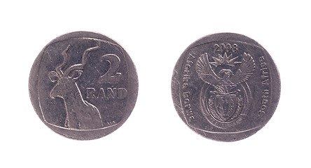 Image showing 2 South african rands coin 