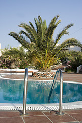 Image showing swimming pool greek islands