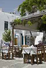 Image showing street scene taverna