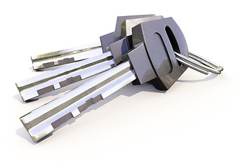 Image showing Bunch of house keys