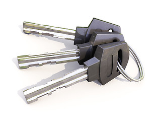 Image showing Bunch of house keys