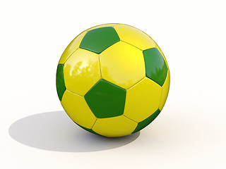 Image showing Brazilian soccer ball