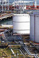 Image showing Oil tank station
