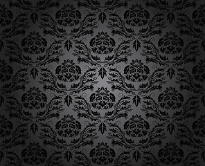 Image showing Damask seamless pattern