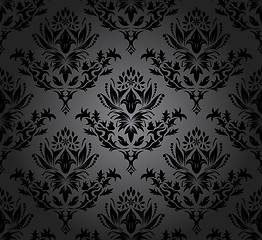 Image showing Damask seamless pattern