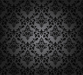 Image showing Damask seamless pattern