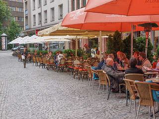 Image showing Tourists in Leipzig Germany