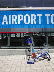 Image showing Airport entrance