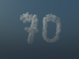 Image showing cloudy seventy