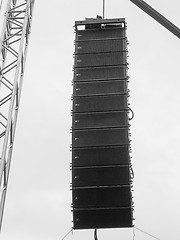 Image showing Line array speakers