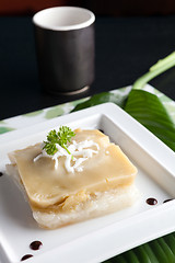 Image showing Thai Custard with Sticky Rice