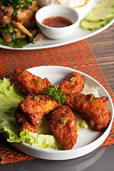 Image showing Spicy Thai Chicken Wings