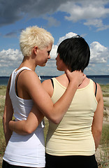 Image showing two women