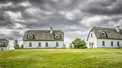 Image showing thatched houses in Ireland