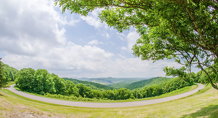 Image showing scenics along blue ridge parkway in west virginia