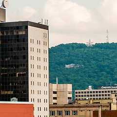 Image showing roanoke virginia city skyline on a sunny day