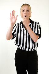 Image showing Woman referee