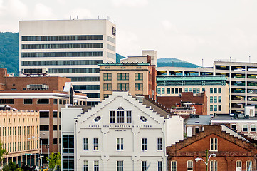 Image showing roanoke virginia city skyline on a sunny day