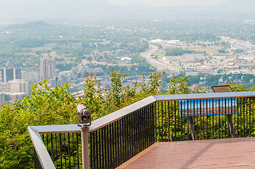 Image showing roanoke virginia city skyline on a sunny day