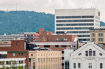 Image showing roanoke virginia city skyline on a sunny day