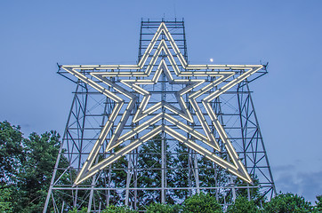 Image showing big star of a star city roanoke virginia
