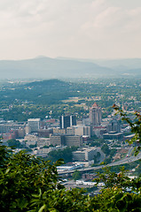 Image showing roanoke virginia city skyline on a sunny day