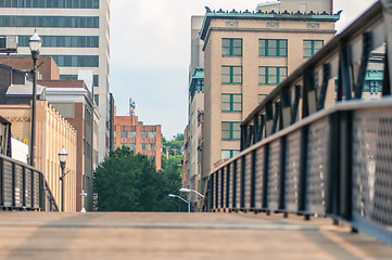 Image showing roanoke virginia city skyline on a sunny day