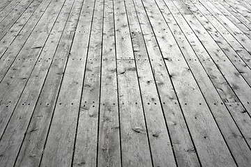 Image showing Knotty wooden floor