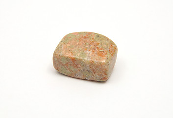 Image showing Detailed and colorful image of unakite mineral