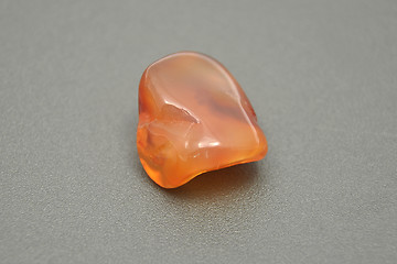 Image showing Detailed and colorful image of carnelian mineral